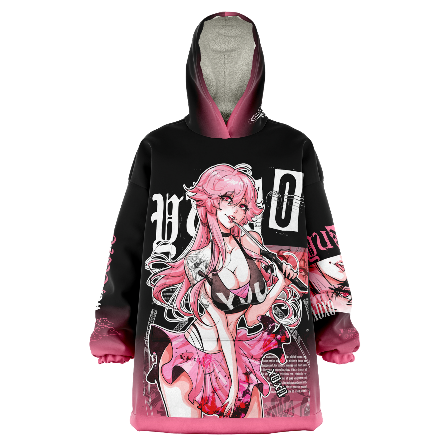 Yuno Hoodie Blanket