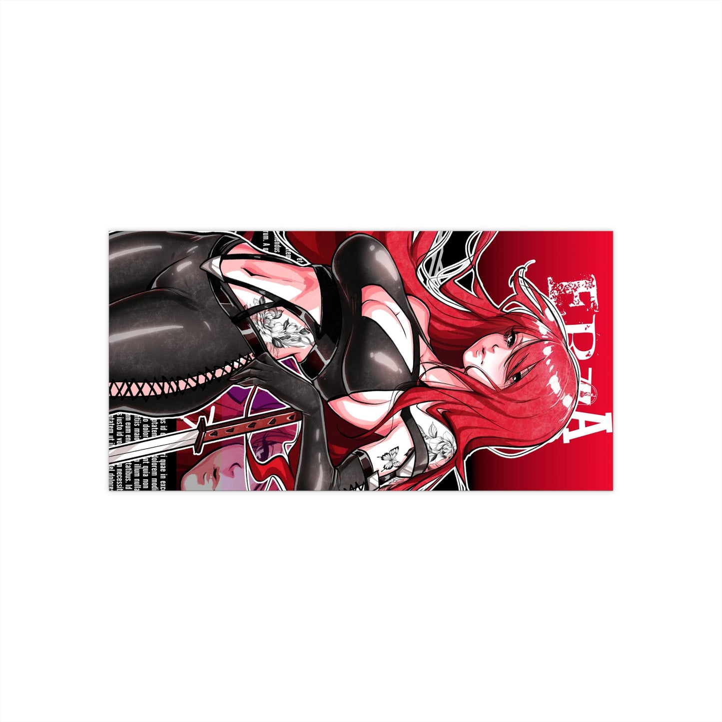 Erza Slap Sticker