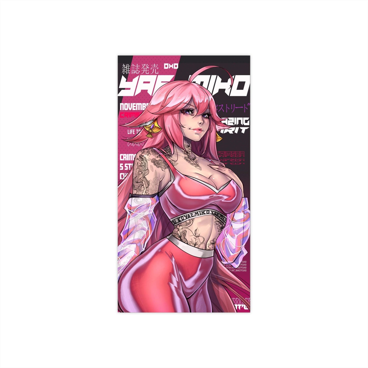 Yae Miko Sticker Vinyl