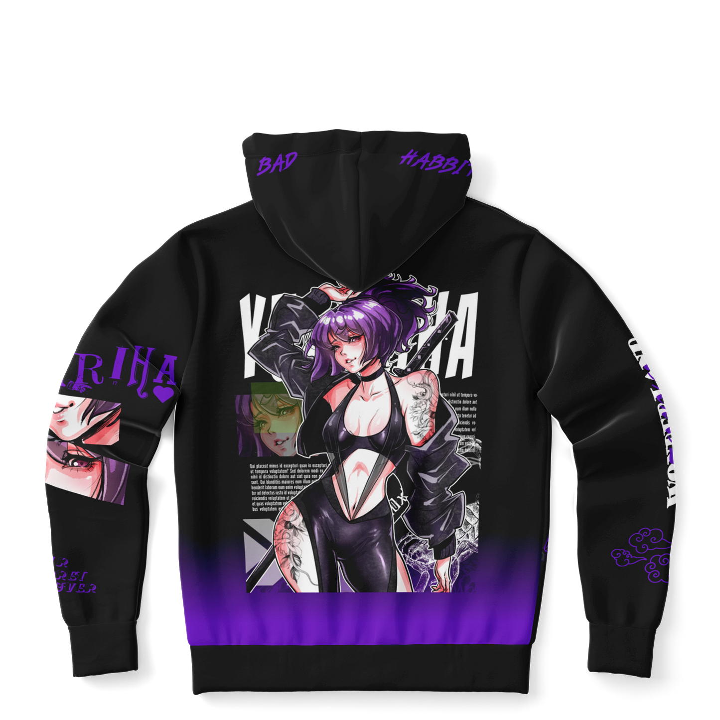 Yuzuriha Zip-Up Hoodie