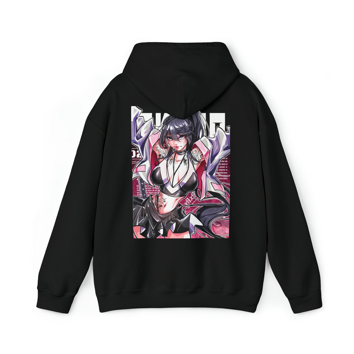 Dark Akeno Cotton Hoodie