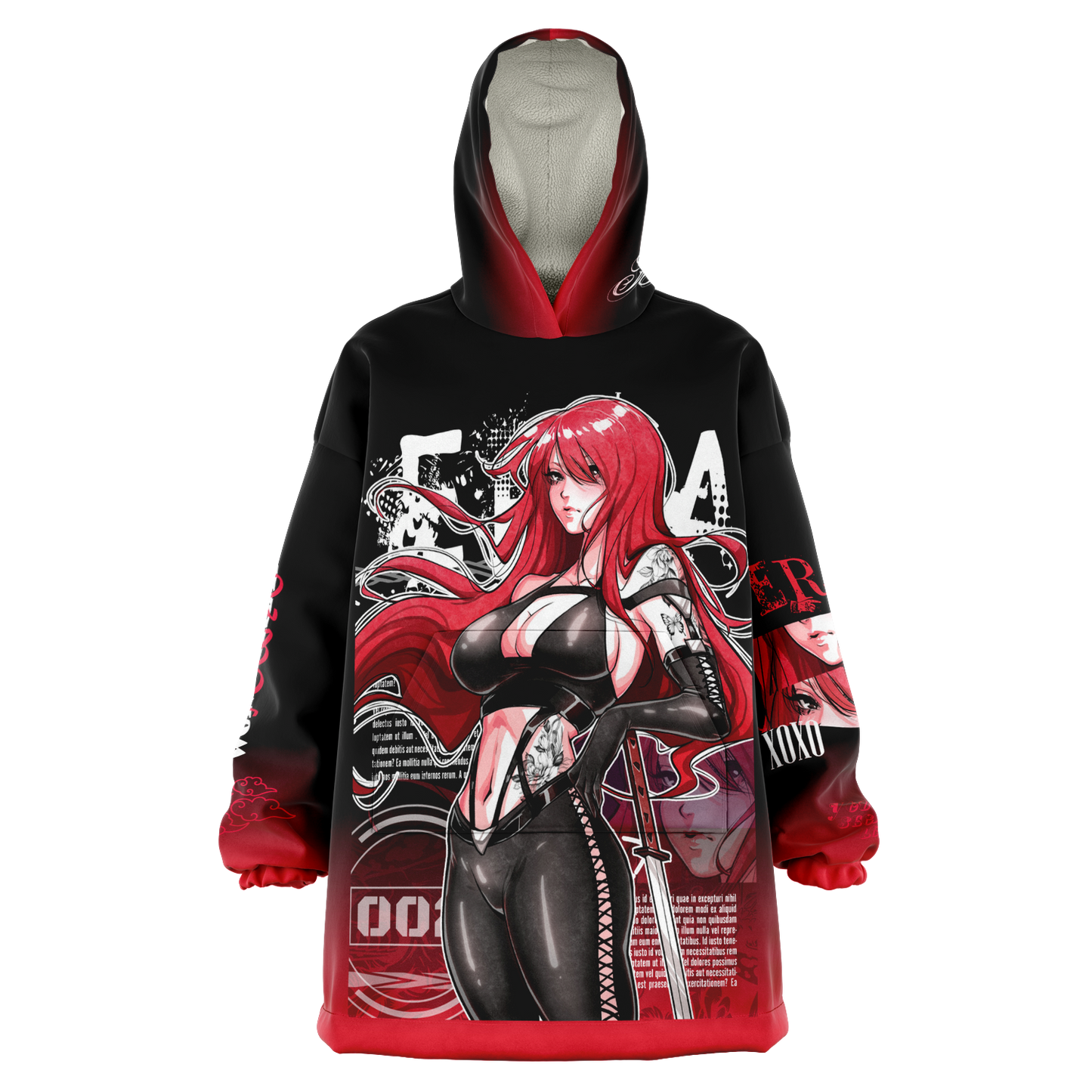 Scarlet Hoodie Blanket