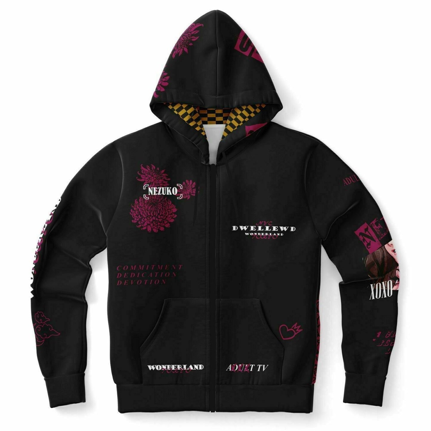 Nezuko Zip-Up Hoodie