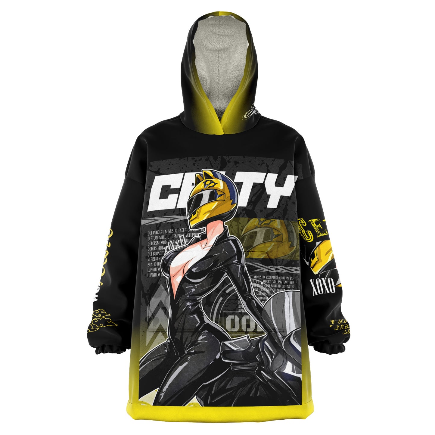 Celty Hoodie Blanket