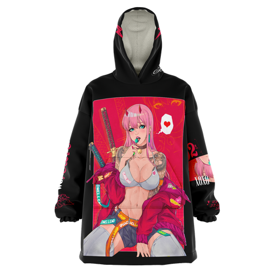 Zero Two Hoodie Blanket