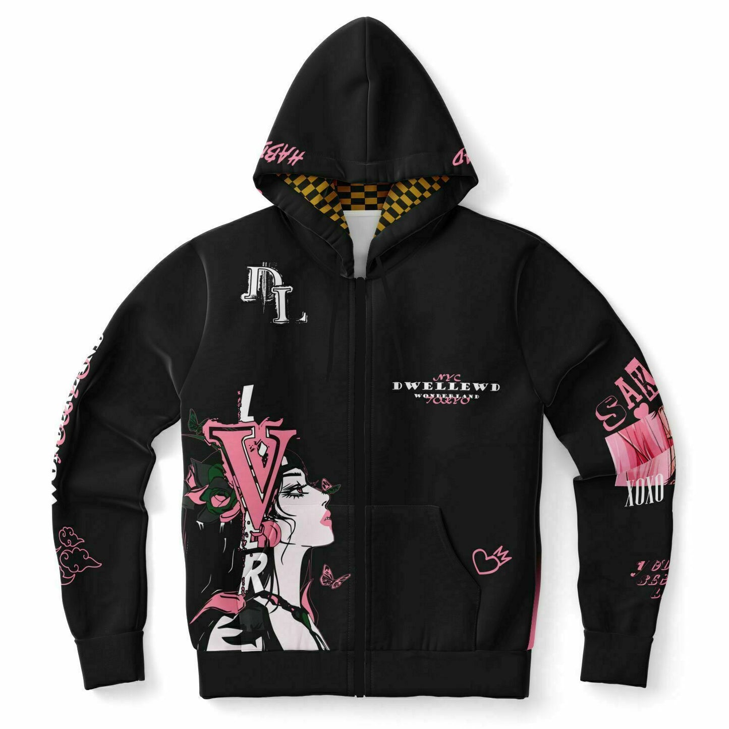 Sakura Zip-Up Hoodie