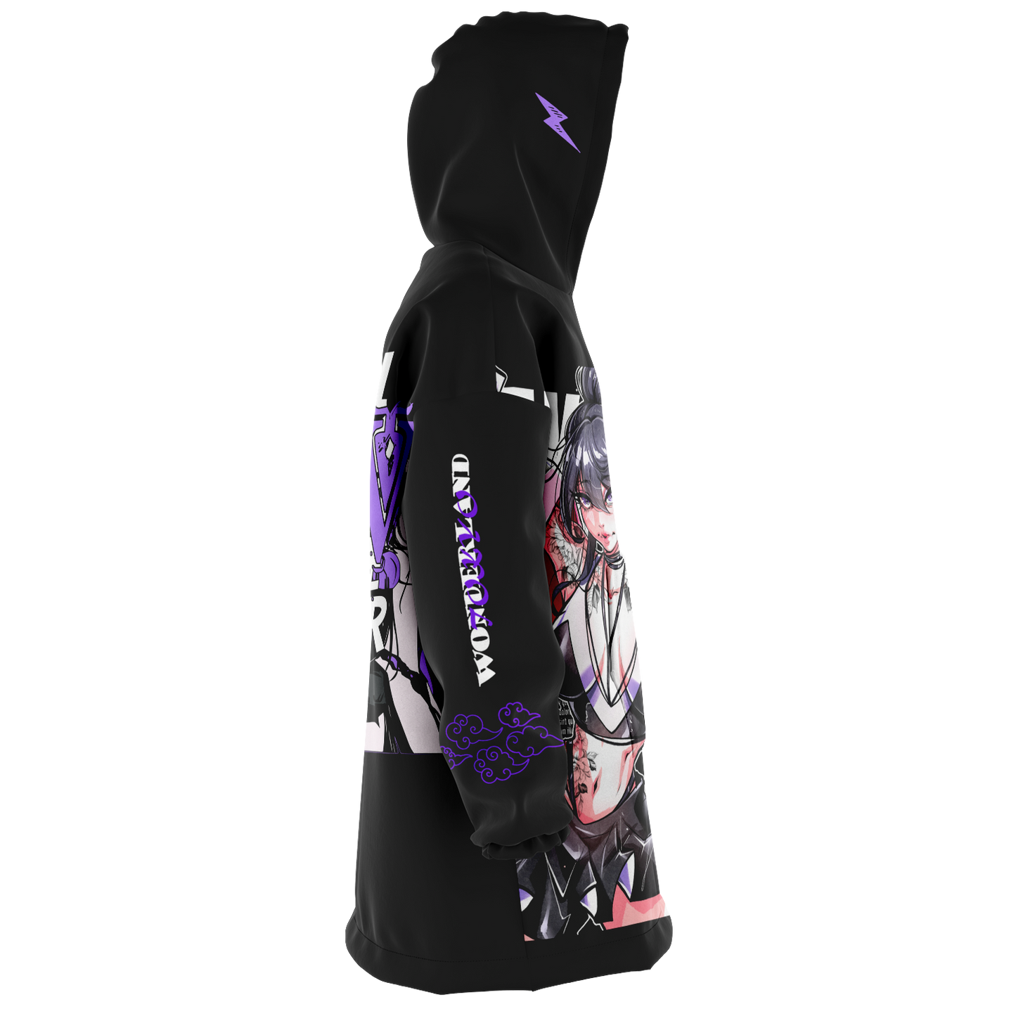 Dark Akeno Hoodie Blanket