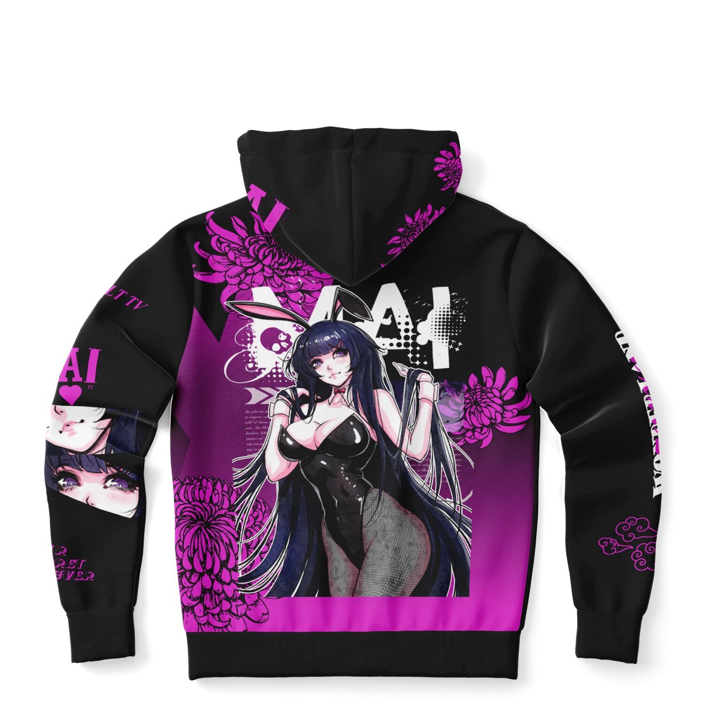 Bunny Girl Zip-Up Hoodie