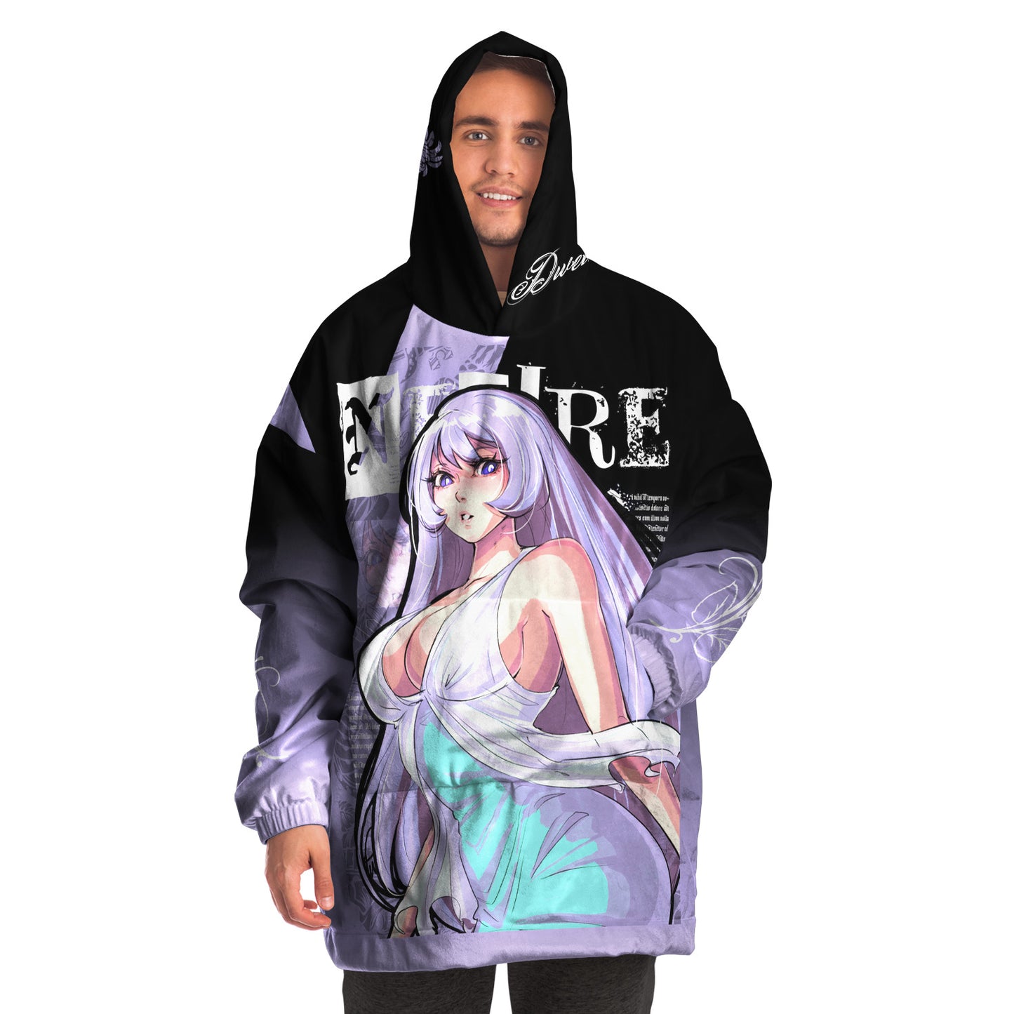 Nejire Hoodie Blanket