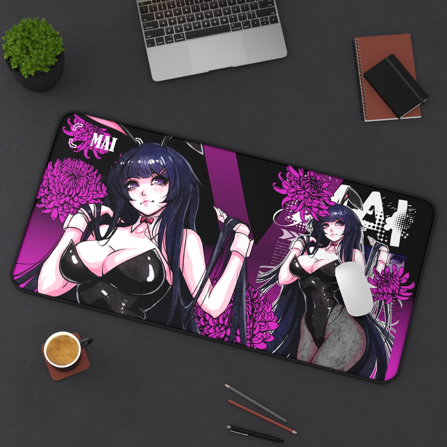 Bunny Girl Desk Mat